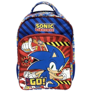 Sonic Σχολική Τσάντα Πλάτης Δημοτικού